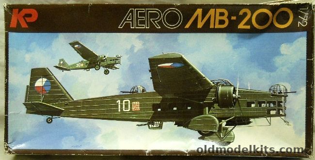 KP 1/72 Marcel Bloch Aero MB-200 Bomber, 21 plastic model kit